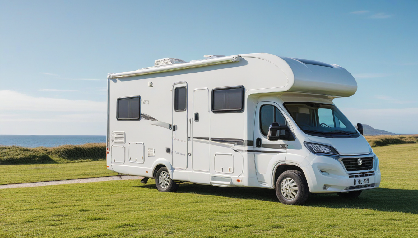 Modern motorhome with technology