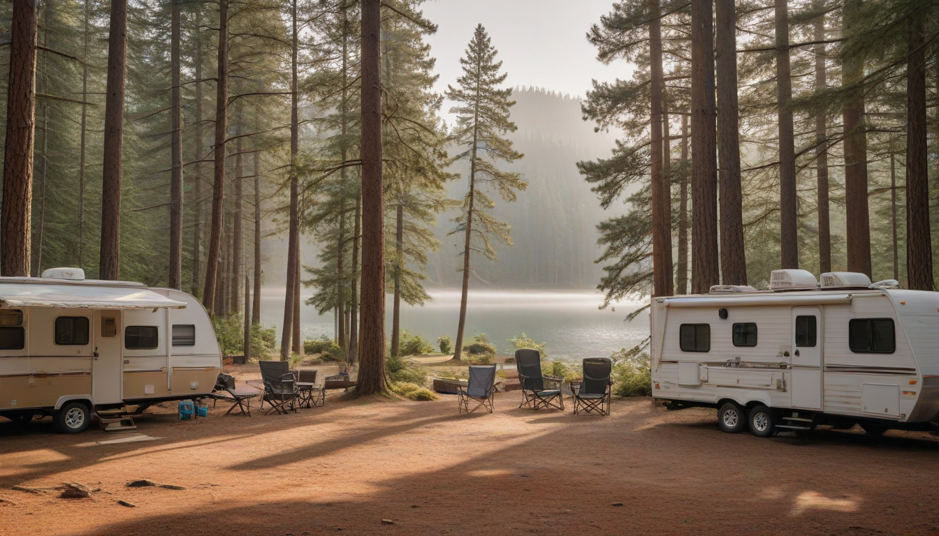 Camping with connected vehicle technology