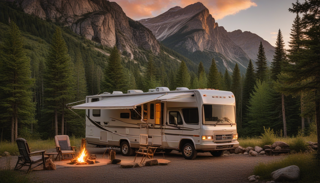 Vehicle in scenic outdoor setting