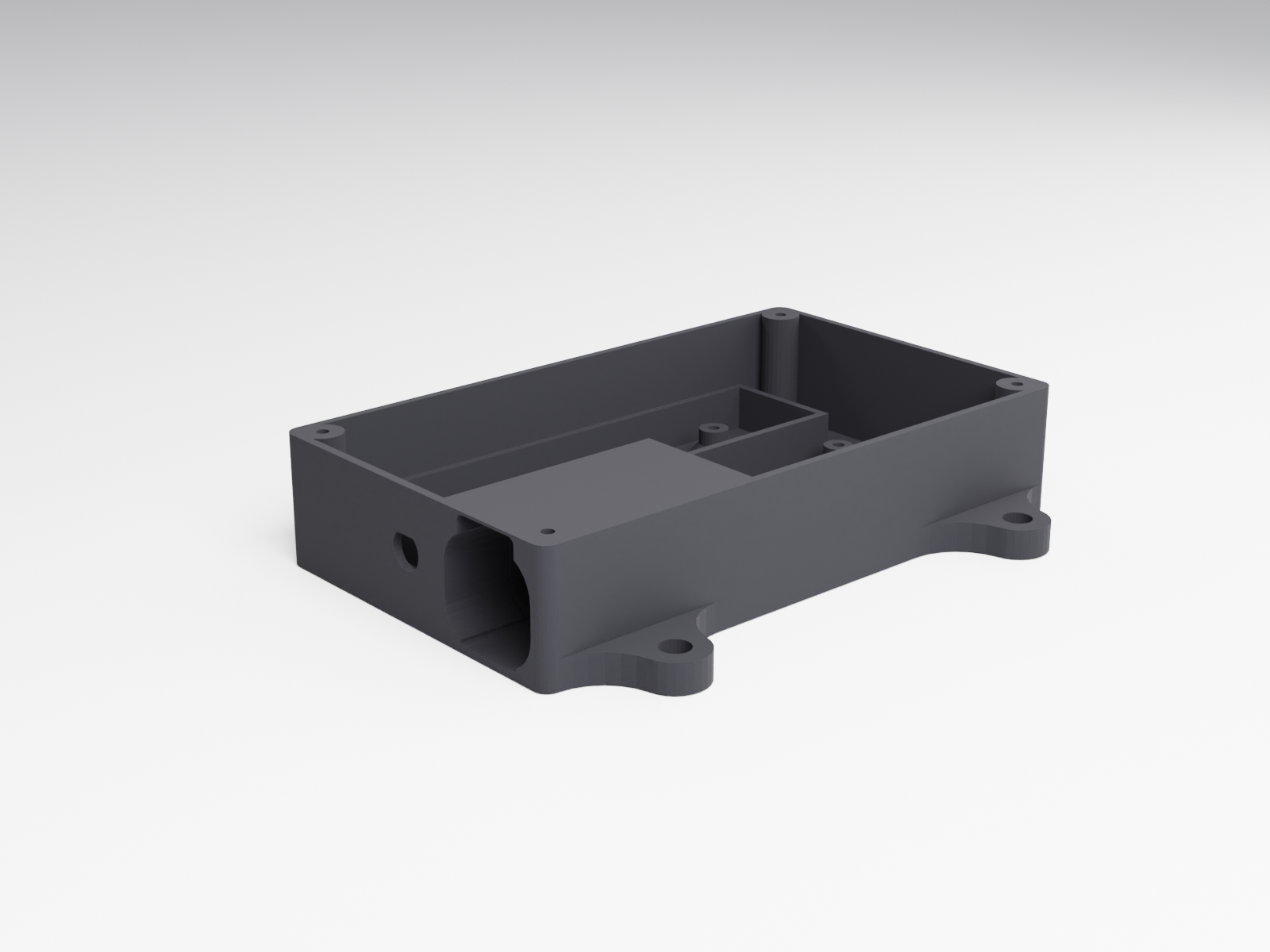 Bearing case bottom, 3D printed