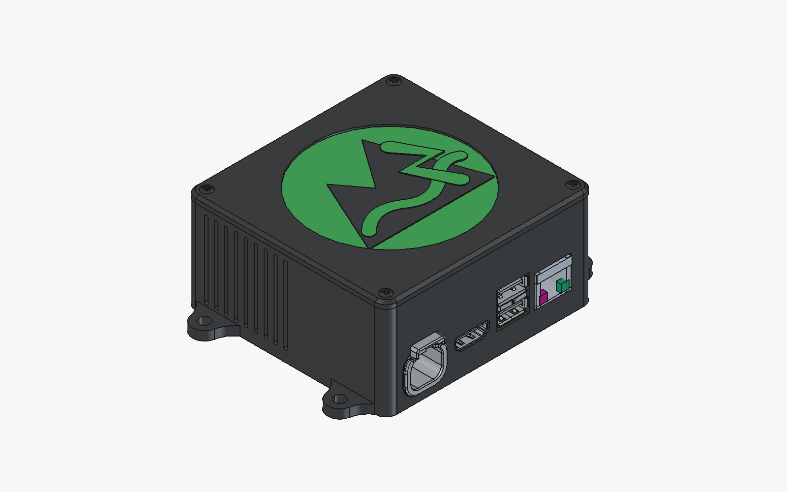 Headwaters assembled isometric view