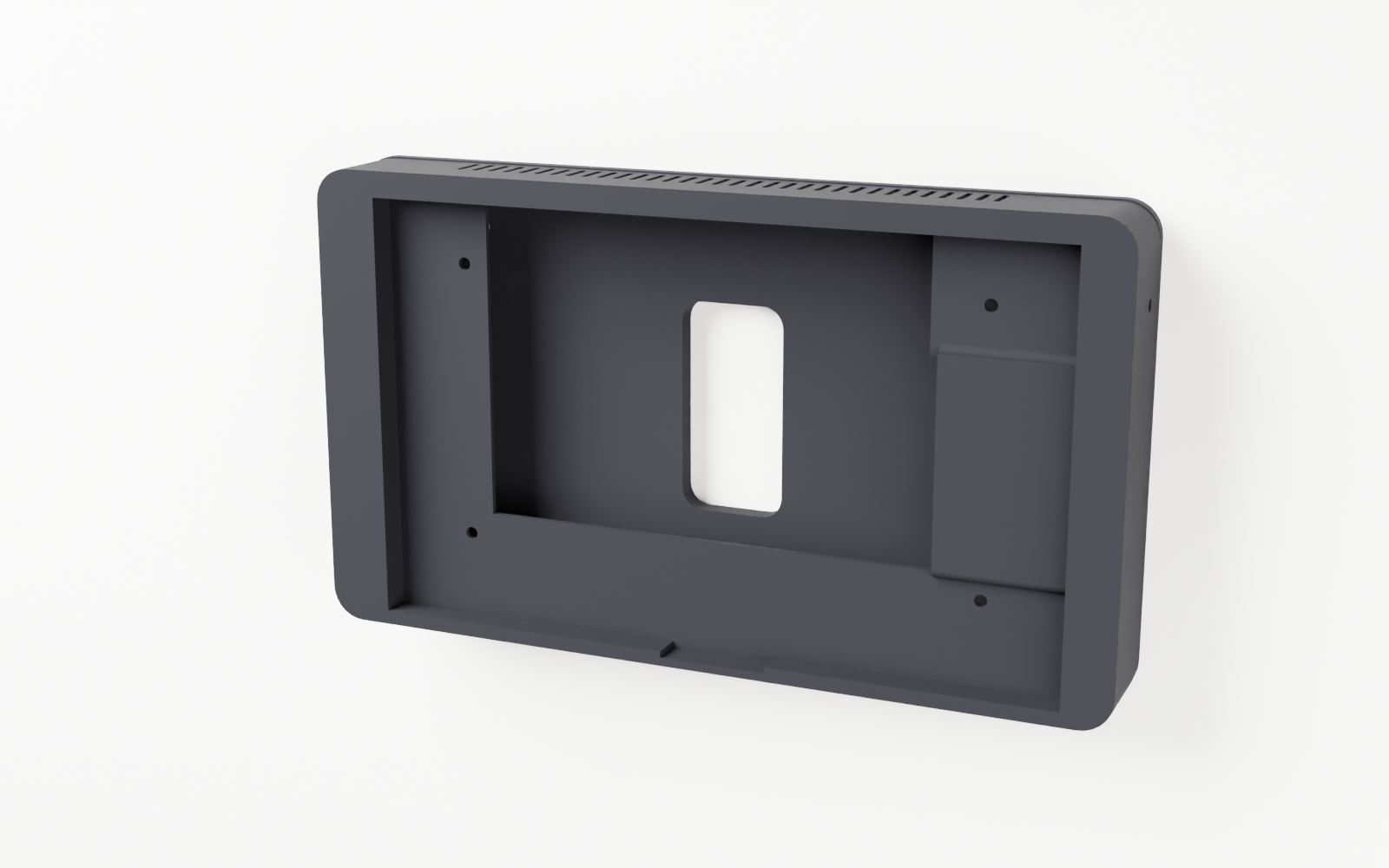 Milepost screen backing, 3D printed