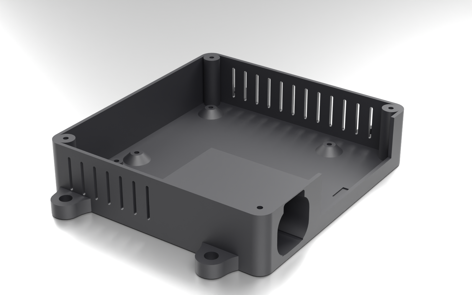 Peregrine case bottom, 3D printed