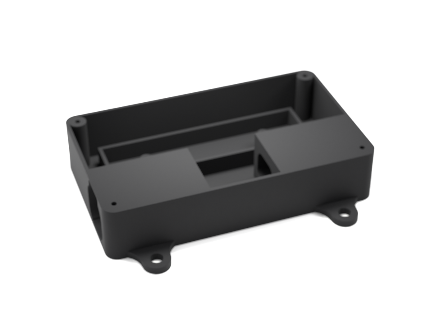 Solstice case bottom, 3D printed